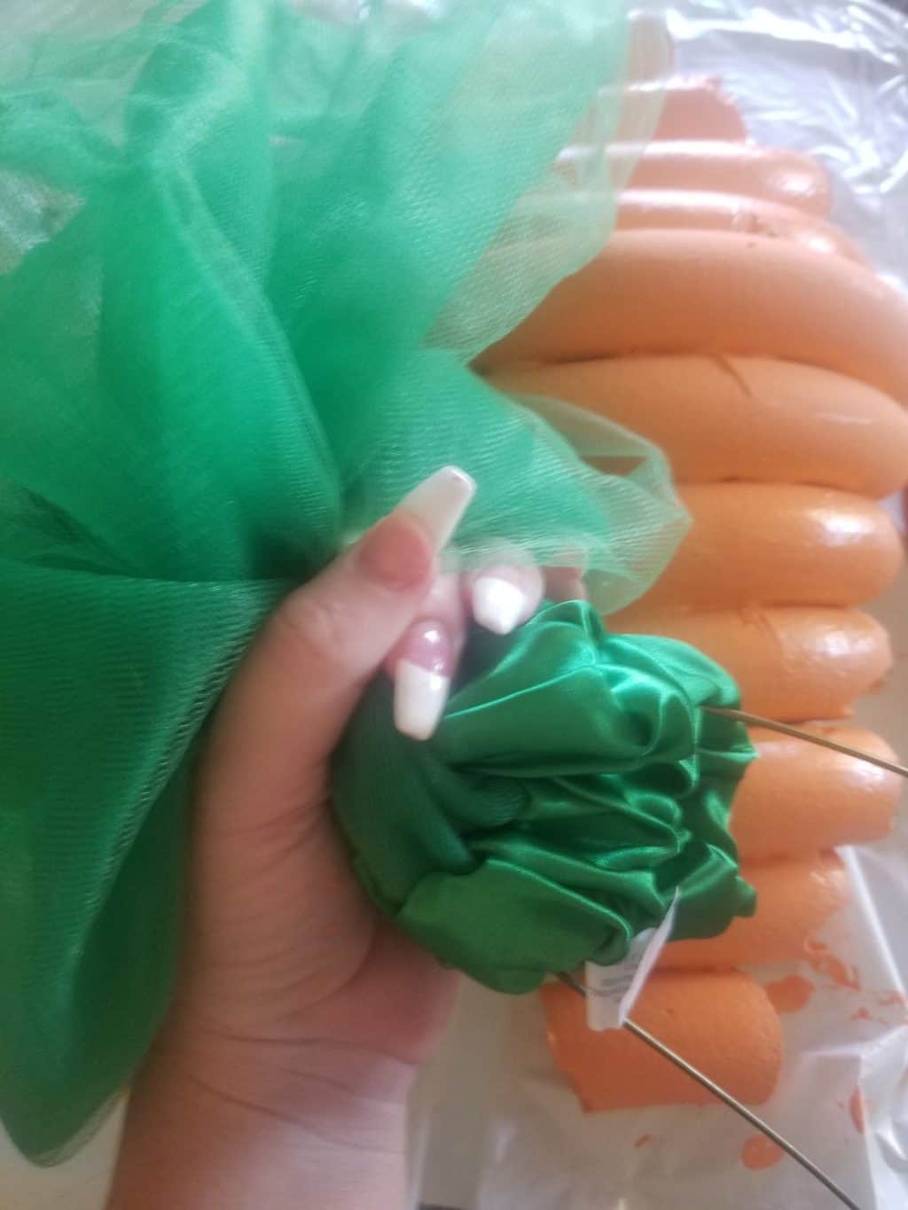 Spring carrot wall decoration